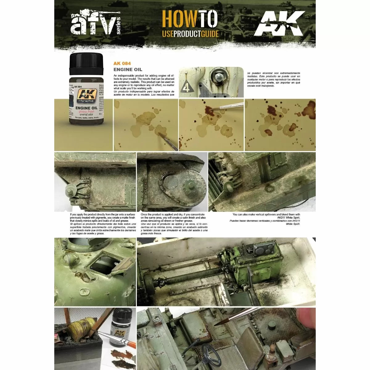 AK Interactive - Weathering Products - Fresh Engine Oil 35ml