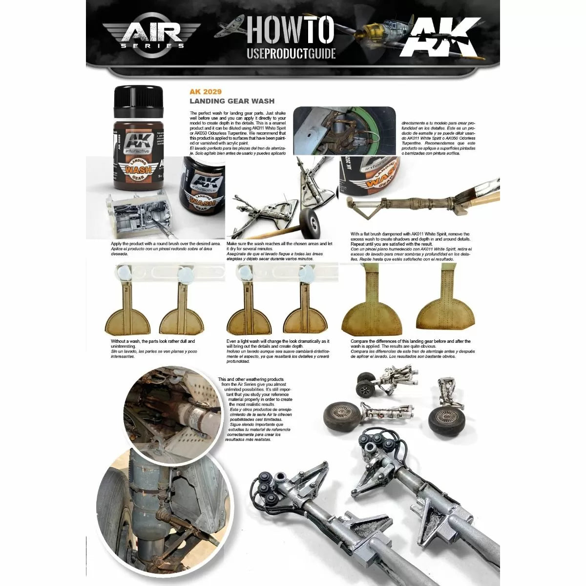 AK Interactive - Weathering Products - Landing Gear Wash 35ml