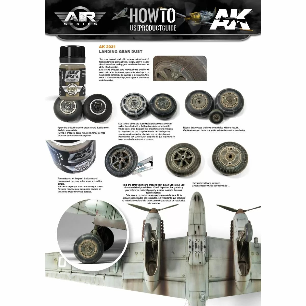 AK Interactive - Weathering Products - Landing Gear Dust 35ml