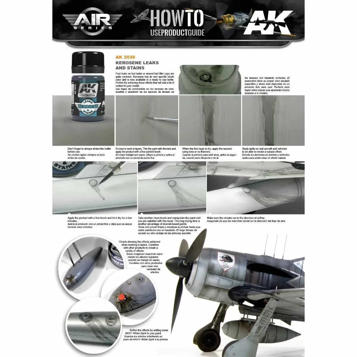 AK Interactive - Weathering Products - Kerosene Leaks and Stains 35ml