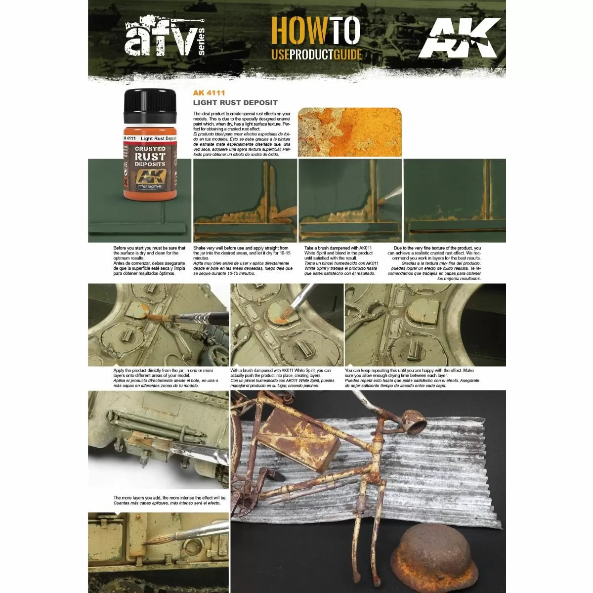 AK Interactive - Weathering Products - Light Rust Deposit 35ml