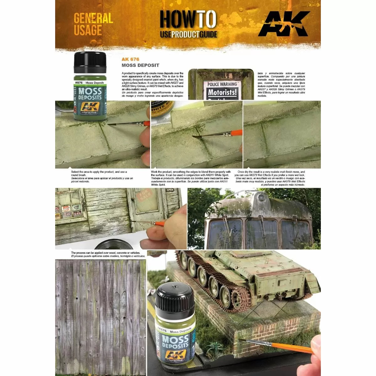 AK Interactive - Weathering Products - Moss Deposit 35ml