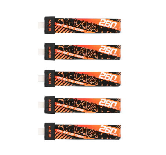 LAVA 1S 260mAh 80C Battery (5PCS) - Rising Sun FPV