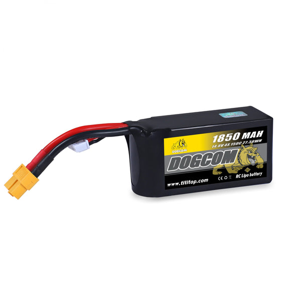 Dogcom 150C 4S 1850mAh 14.8V LiPo Battery