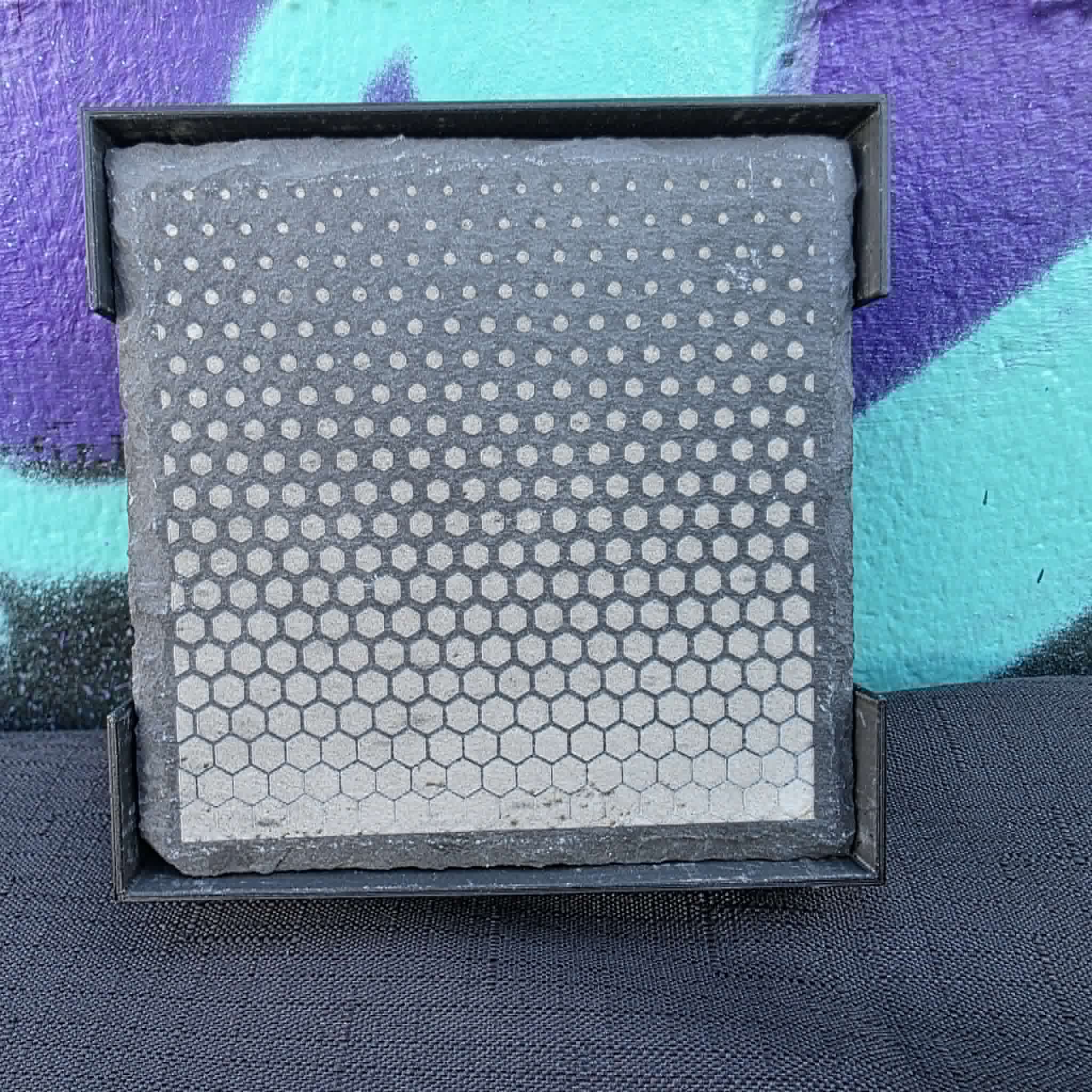 Laser etched slate coasters