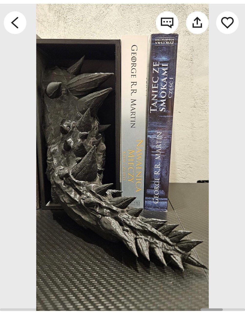 3D Printed Bookshelf Spacers – Custom Shelf Dividers  Grey PLA+ & Painted Options