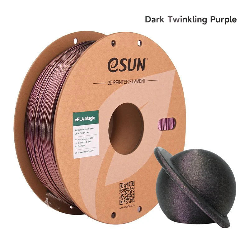 eSun PLA Magic Twinkling 3D Print Filament 1.75mm 1kg