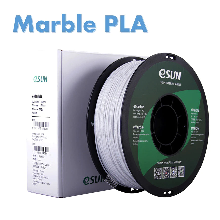 eSun Marble PLA 3D Print Filament 1.75mm 1kg - Rising Sun FPV