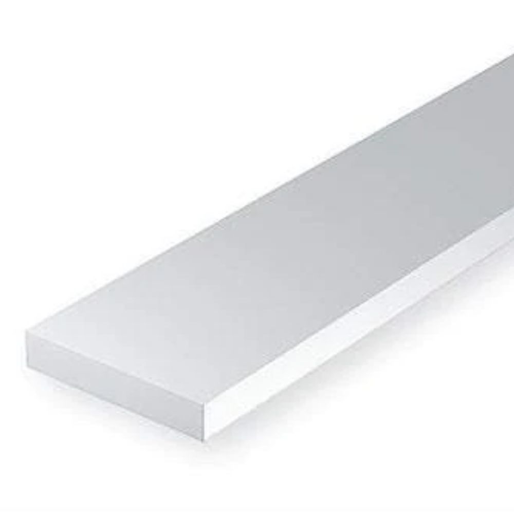 Evergreen 124 Styrene Strip .020 x .080 in (10 Pack)