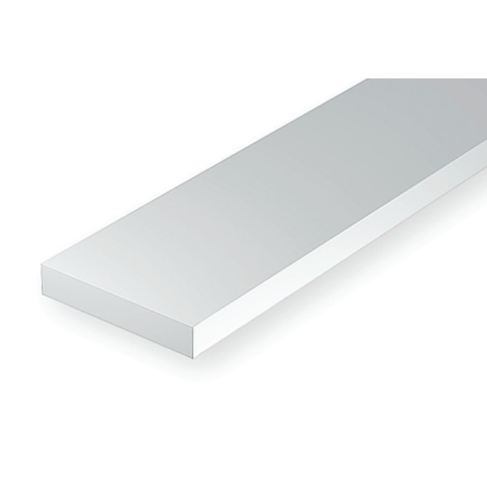 Evergreen 129 Styrene Strip .020 x .250 in (10 Pack)