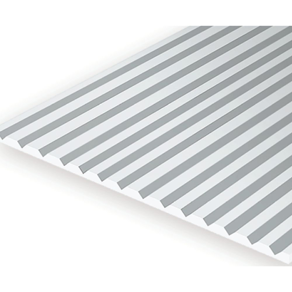 Evergreen 14060 Styrene V-Groove Siding, .060 in Spacing, 12 x 24 in