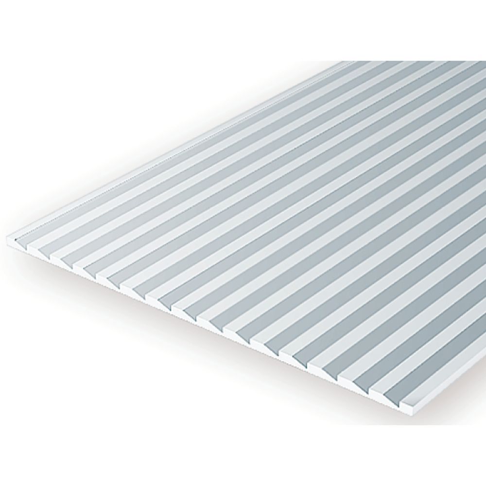 Evergreen 14062 Styrene Novelty Siding, .060 in Spacing, 12 x 24 in