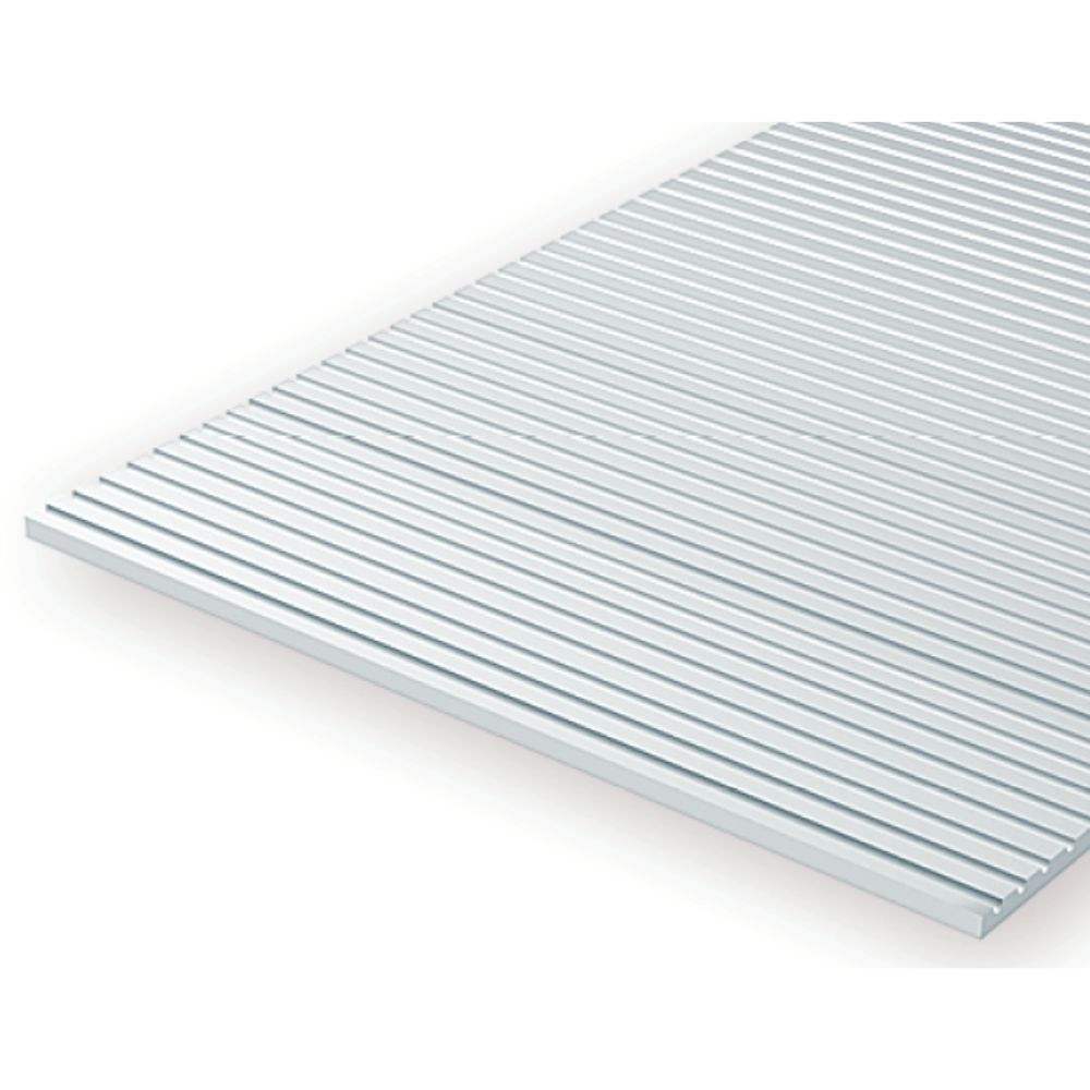 Evergreen 2037 Styrene Car Siding HO Scale, 6 x 12 in