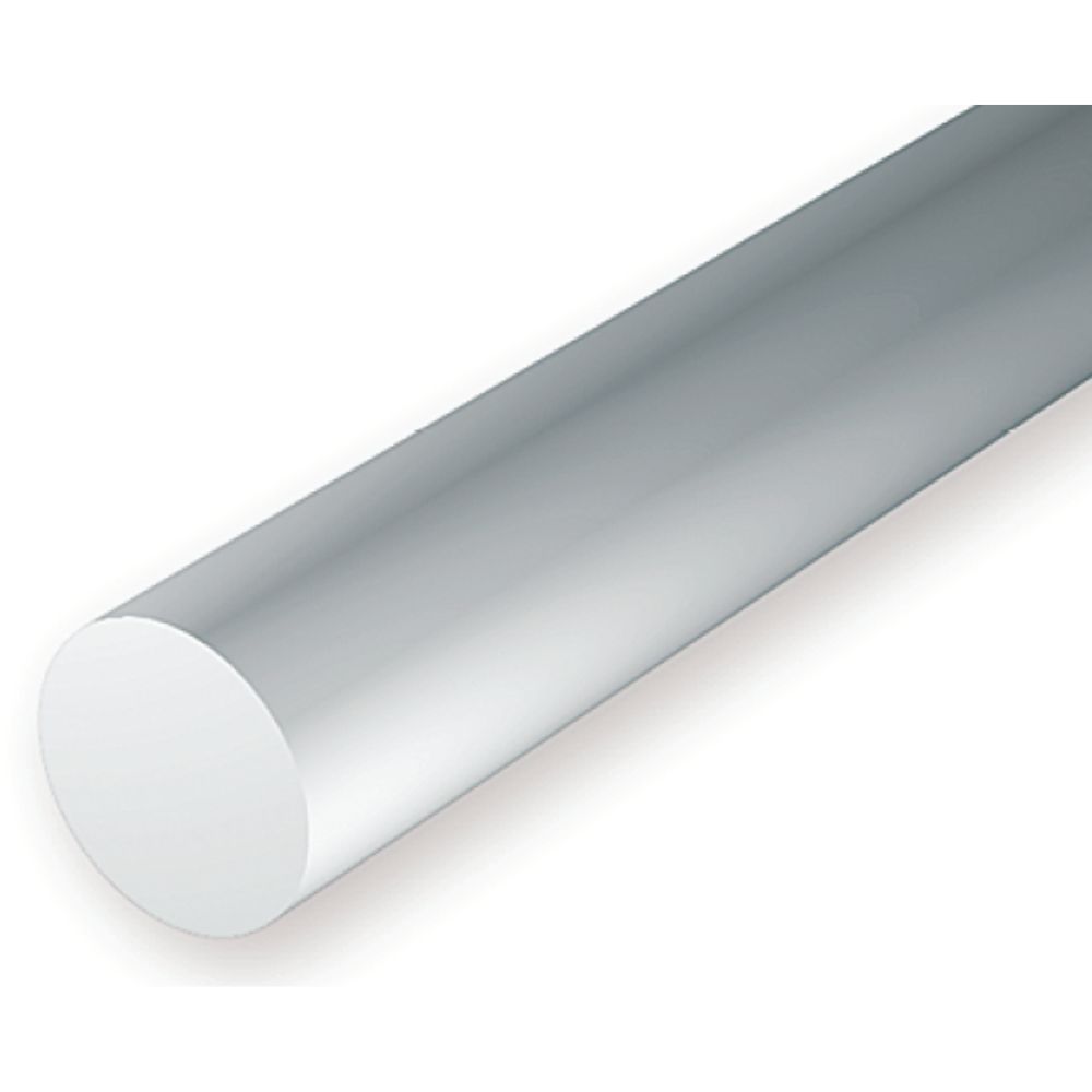 Evergreen 214 Styrene Rod .125 (1/8) in (4 Pack)