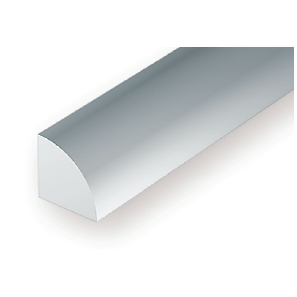 Evergreen 248 Styrene Quarter Round .060 in (1.5 mm) (4 Pack)