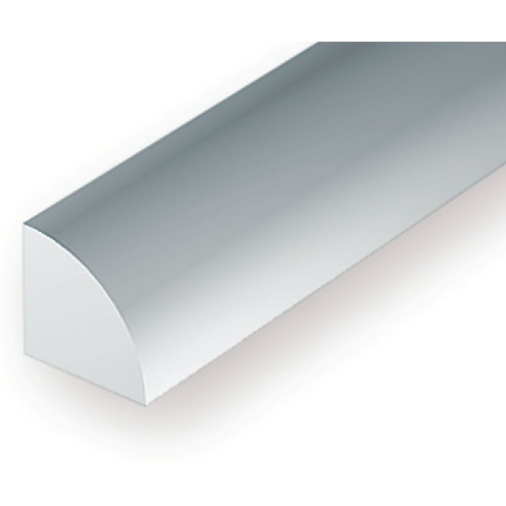 Evergreen 249 Styrene Quarter Round .080 in (2.0 mm) (3 Pack)