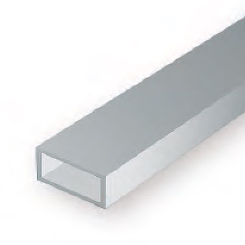 Evergreen 257 Styrene Rectangular Tube .125 x .250 in (3 Pack)