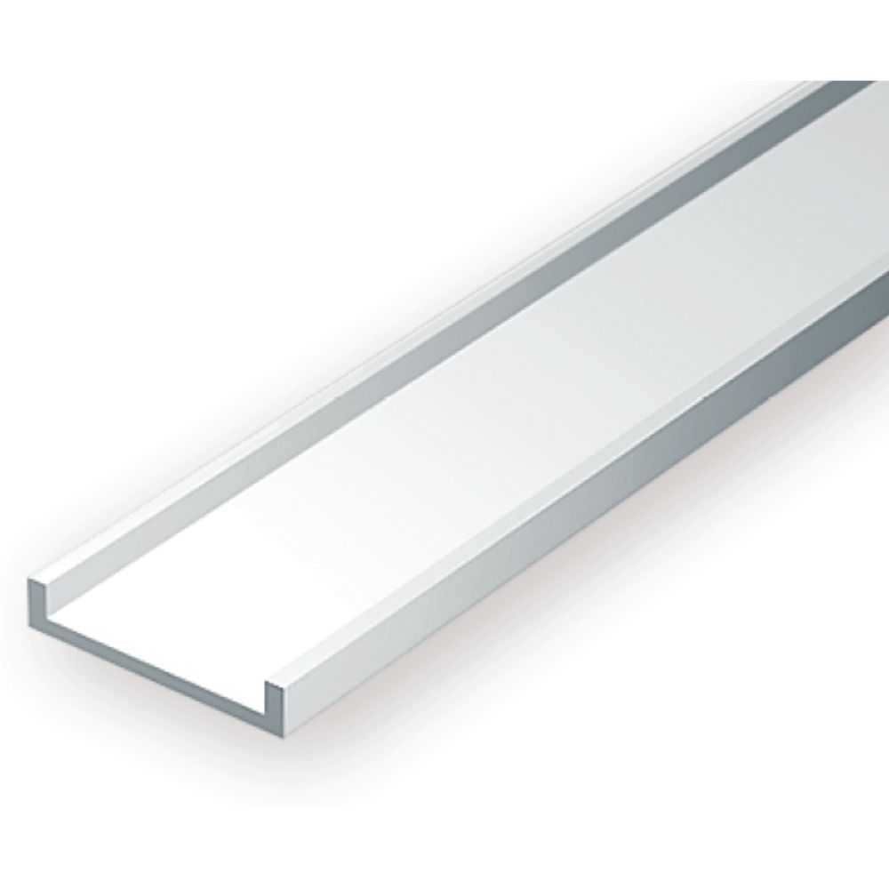 Evergreen 265 Styrene Channel .156 in (4.0 mm) (4 Pack)