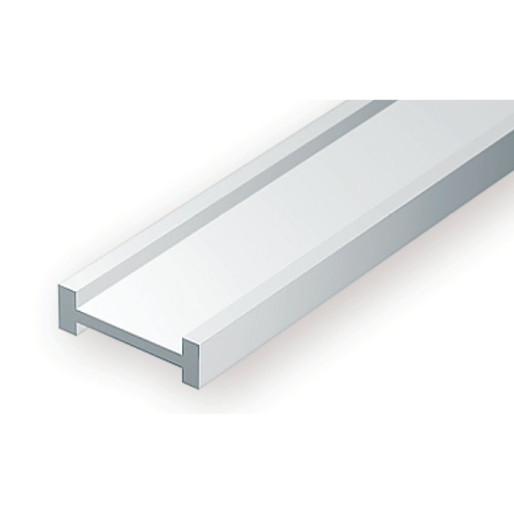 Evergreen 279 Styrene I-Beam .375 in (9.5 mm) (2 Pack)