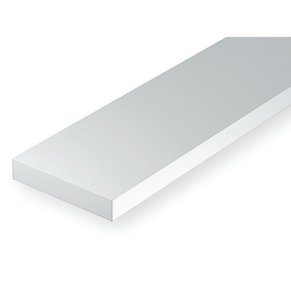 Evergreen 349 Styrene Strip .040 x .250 x 24 in (14 Pack)