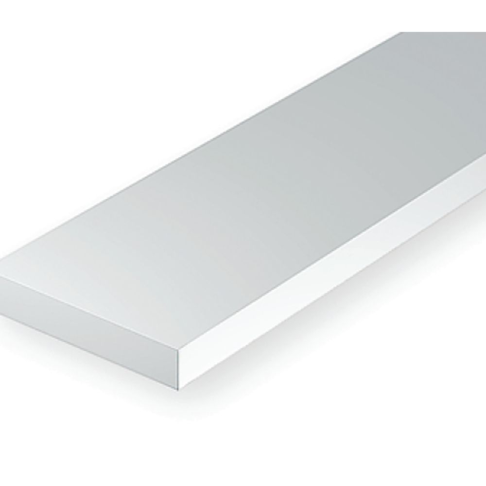 Evergreen 368 Styrene Strip .080 x .188 x 24 in (11 Pack)
