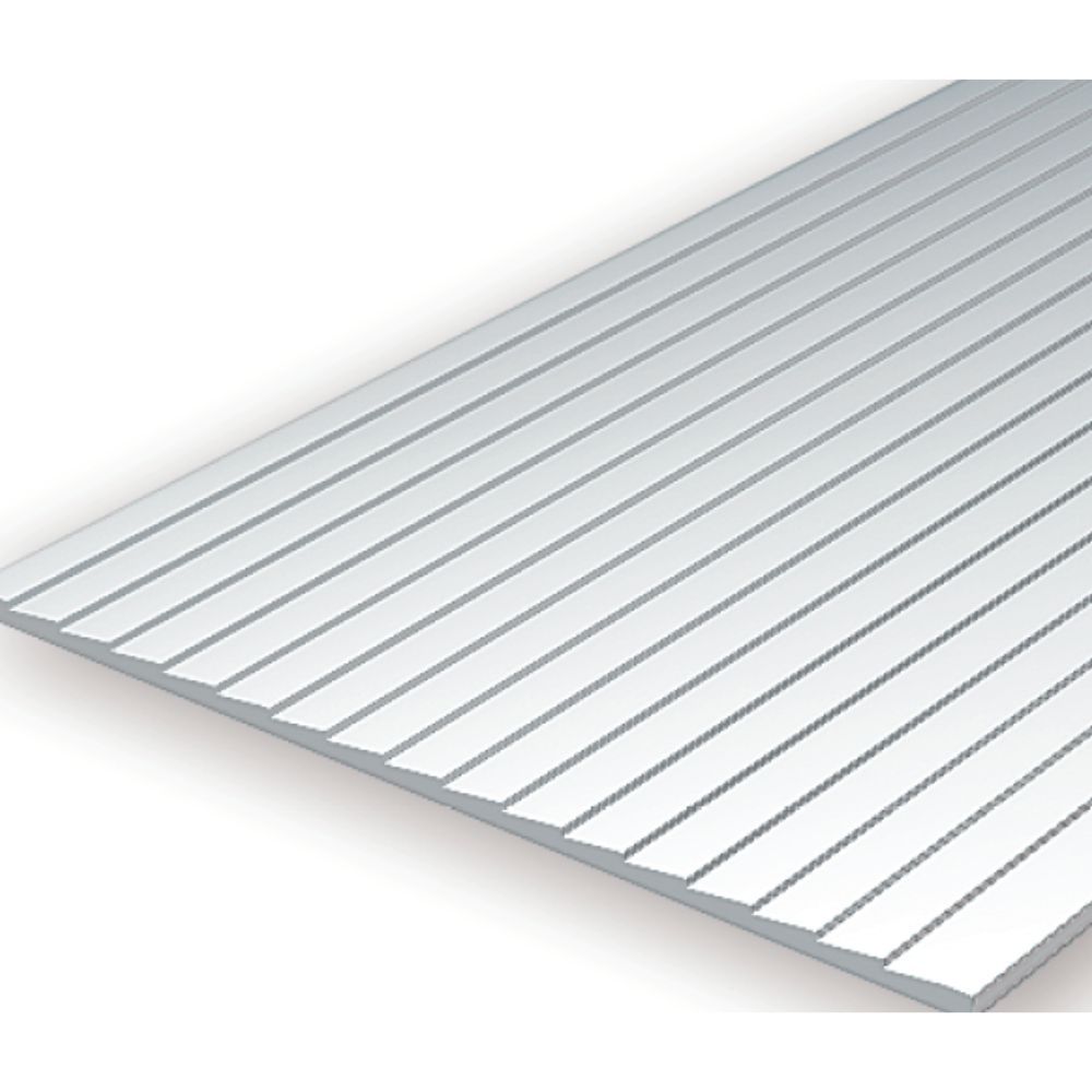 Evergreen 4031 Styrene Clapboard Siding, .030 in Spacing, 6 x 12 in