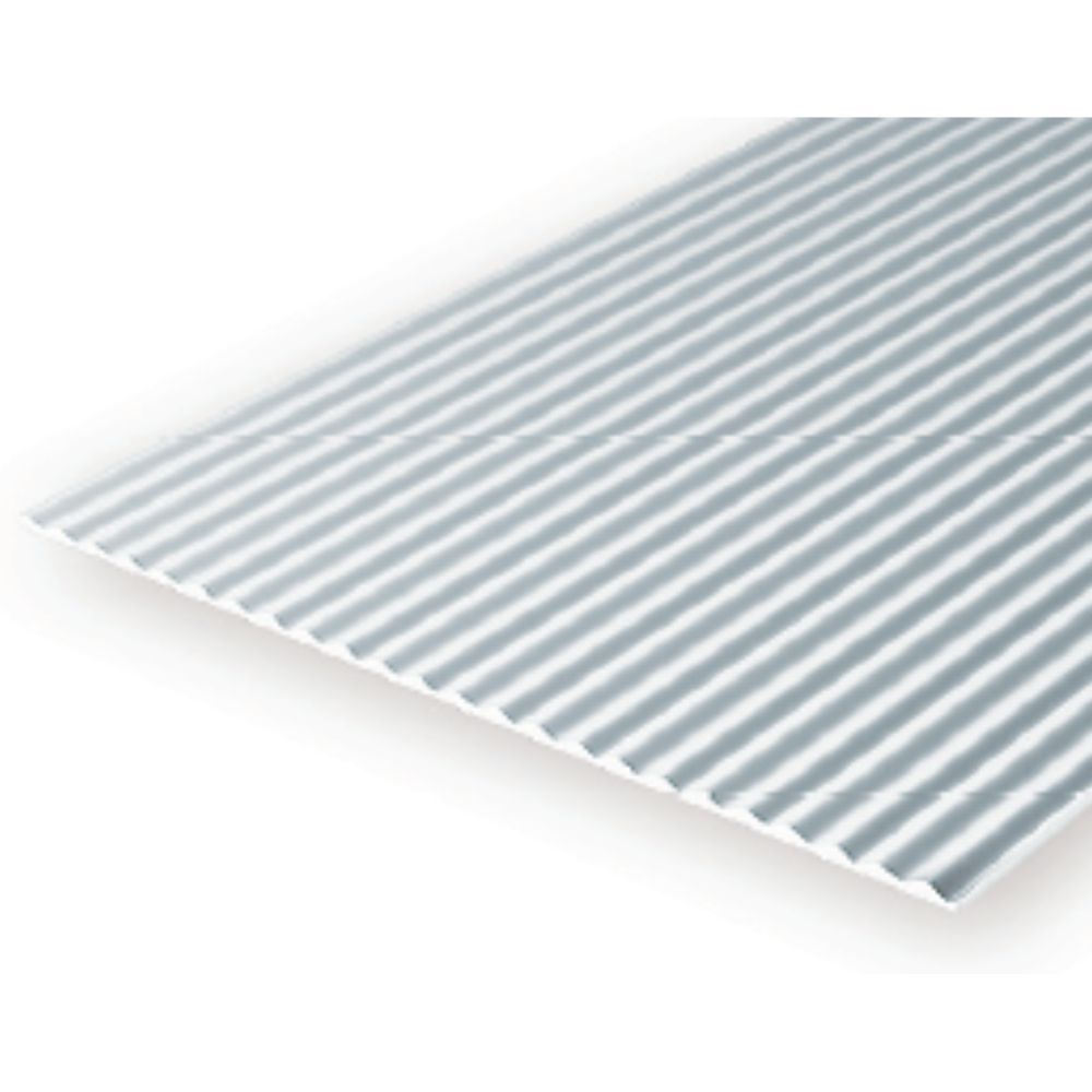 Evergreen 4529 Styrene Metal Siding, .100 in Spacing, 6 x 12 in