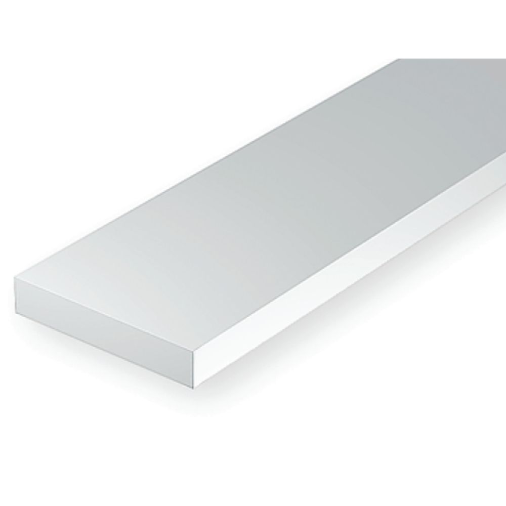 Evergreen 7112 S Scale Styrene Strip 1 x 12 (10 Pack)