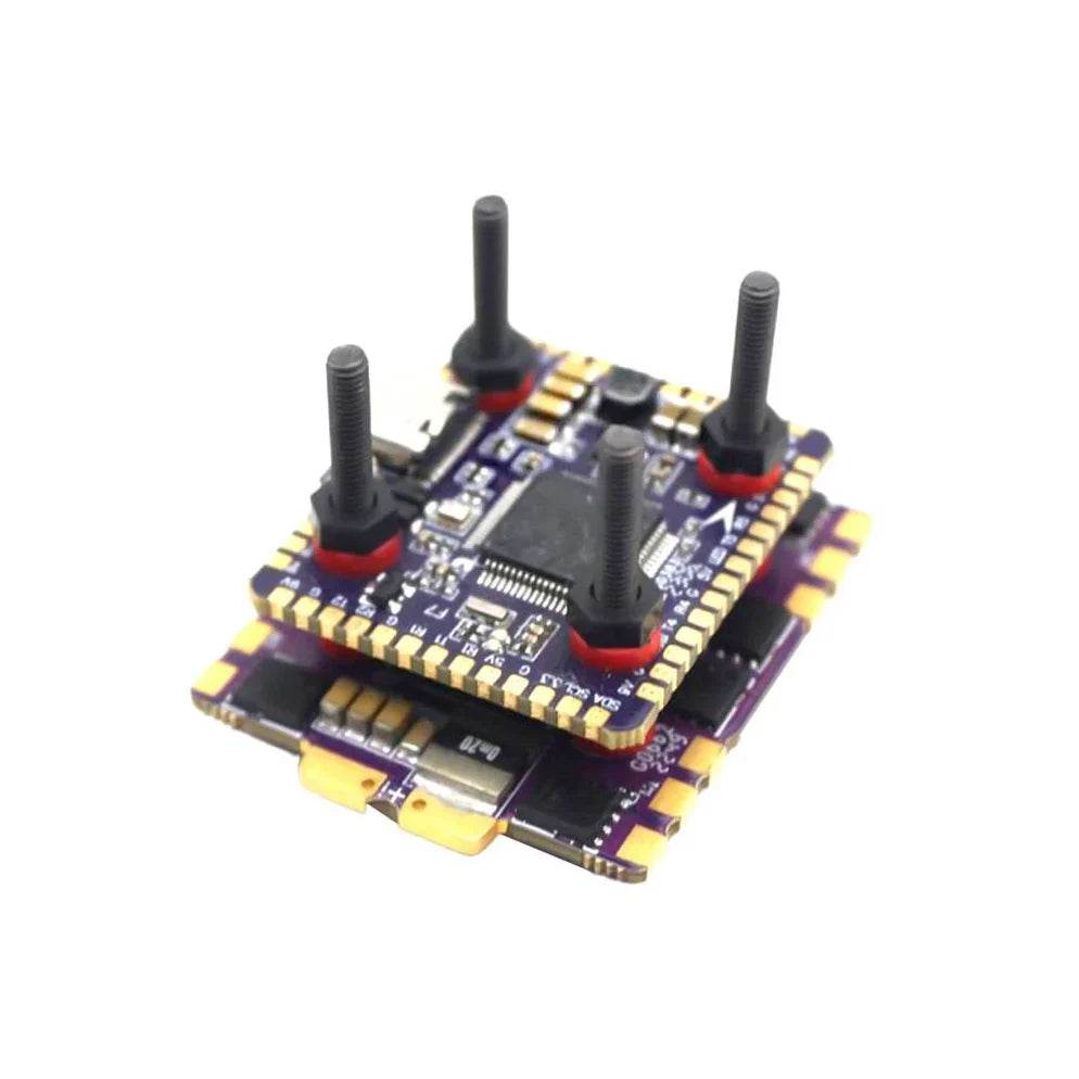 Flycolor Raptor TR20 Mini Stack - F722 Flight Controller 60A 3-6S BLHeli32 4in1 ESC - 20x20mm - Rising Sun FPV