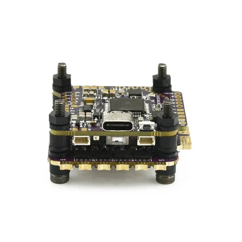 Flycolor X-Tower 2 F7 Flight Controller Stack w/ Bluetooth LED 60A 3-6S BLHeli32 4in1 ESC - 30x30mm - Rising Sun FPV