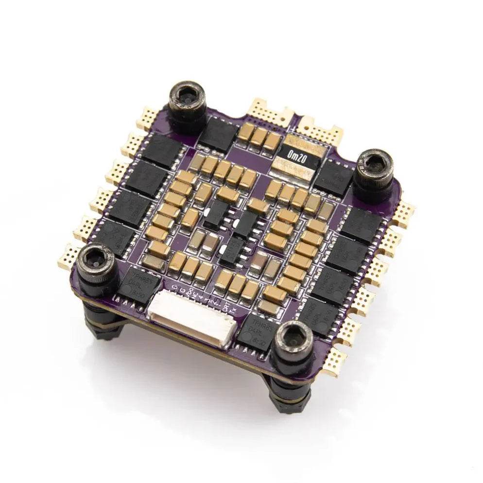 Flycolor X-Tower 2 F7 Flight Controller Stack w/ Bluetooth LED 60A 3-6S BLHeli32 4in1 ESC - 30x30mm - Rising Sun FPV
