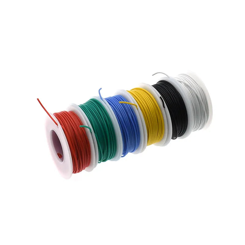 6 Colour 28 or 30AWG Hook-Up Wire Kit Bundle