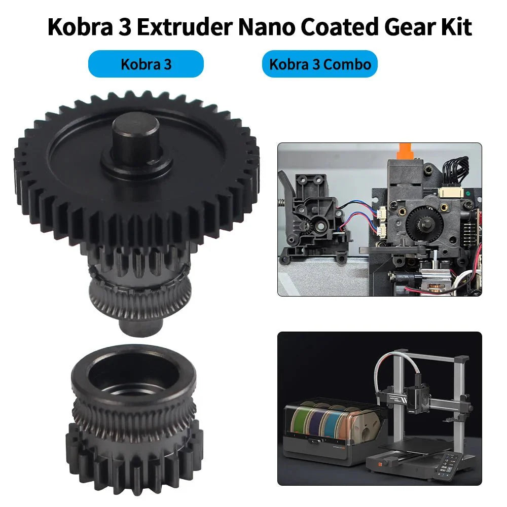 Anycubic Kobra 3 Hardened Steel Extruder Gear by Fysetc