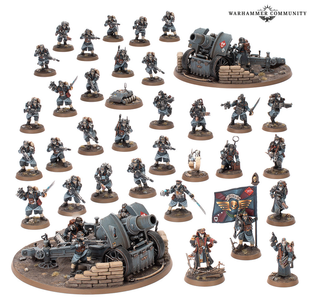 71-47 ASTRA MILITARUM: KRIEG SIEGE PLATOON - Preorder This product will be released at 28 November 2025