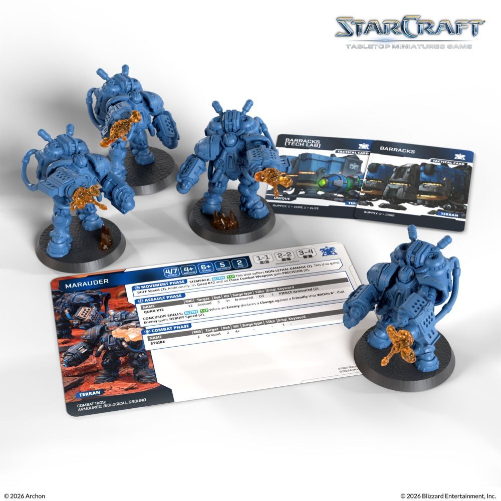 Starcraft Miniatures Games: Terran - Marauder - Expansion Set