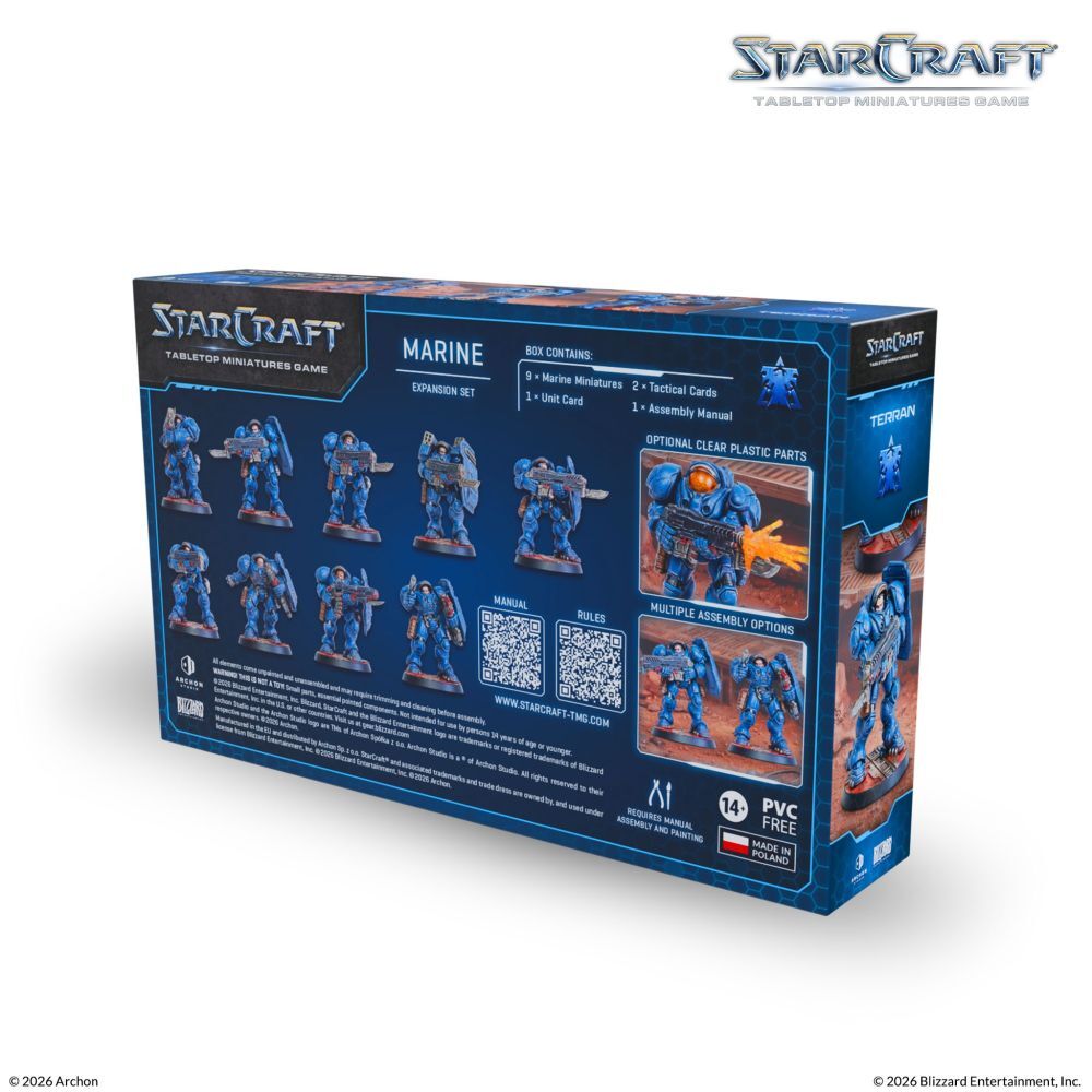 Starcraft Miniatures Games: Terran - Marine - Expansion Set
