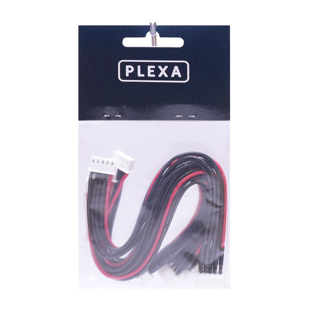 Plexa 4S Balance Lead Extender 20cm 20AWG Cable (5 pack)