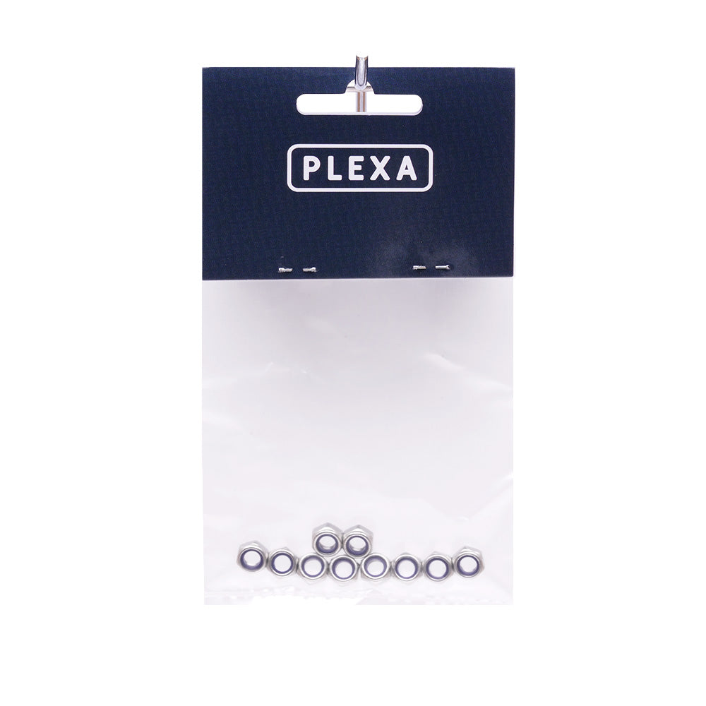 Plexa Stainless Steel Self Lock Nuts M3 (10 pack) - Rising Sun FPV