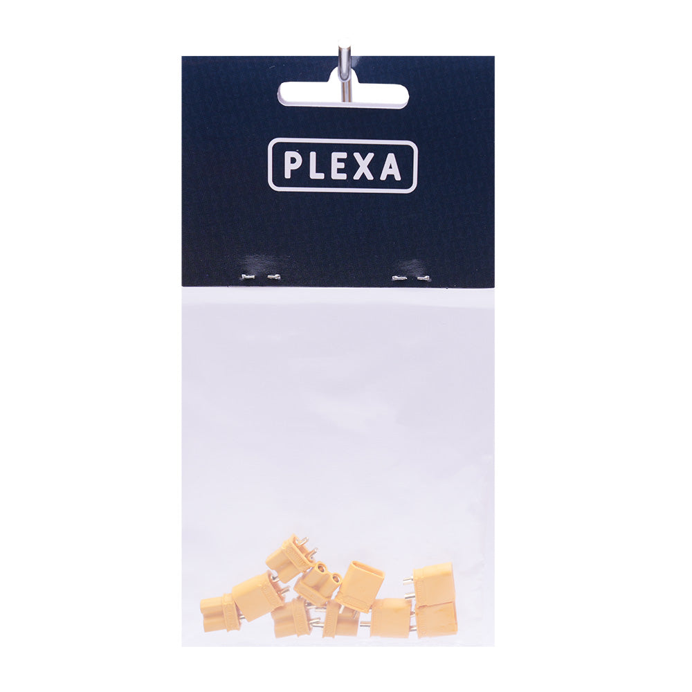 Plexa XT30 Female and Male Connectors (pack of 10) - Rising Sun FPV