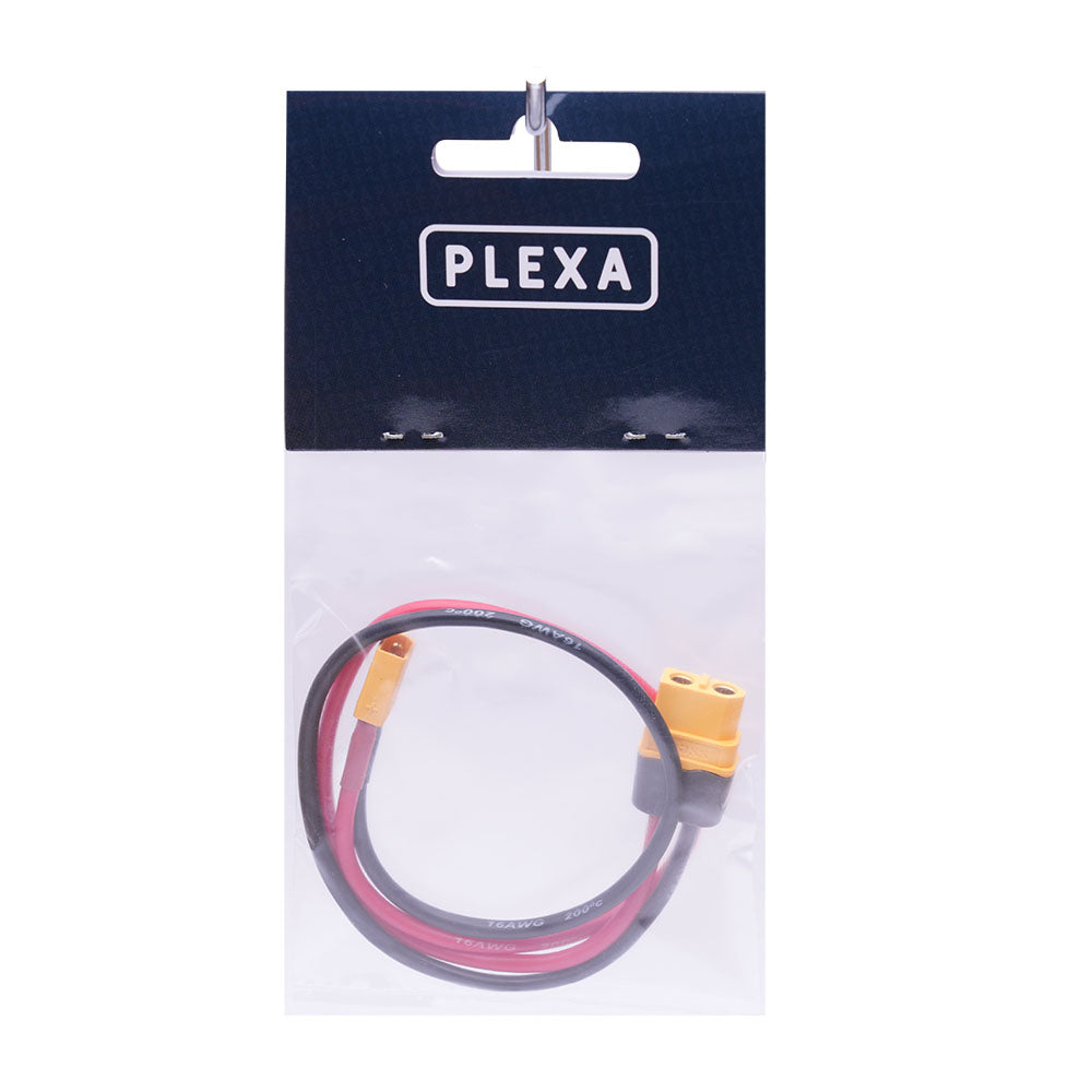 Plexa XT60 Female To XT30 Male 30cm 16AWG Adapter Cable