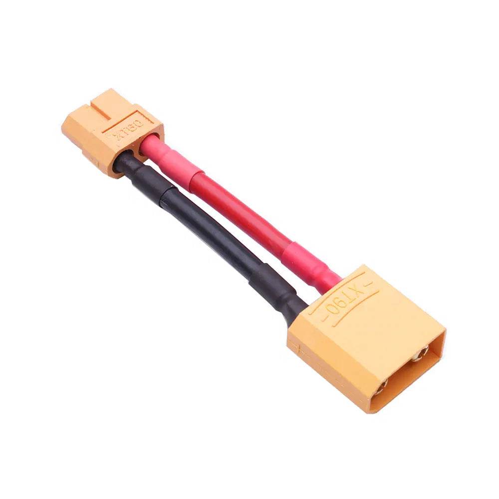 Plexa XT60 Female to XT90 Male 5cm 12AWG Cable - Rising Sun FPV