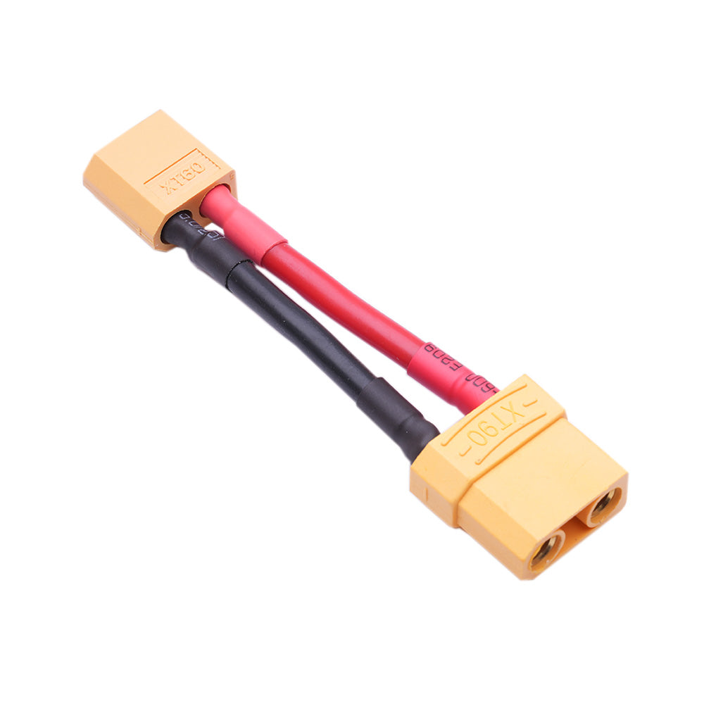 Plexa XT60 Male to XT90 Female 5cm 12AWG Cable - Rising Sun FPV