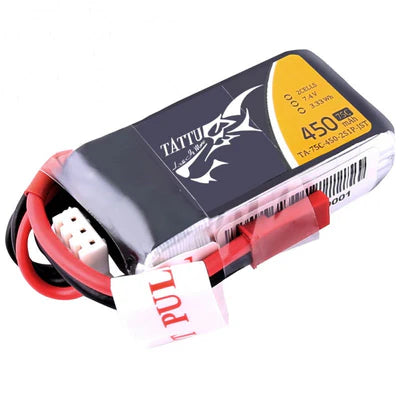 Tattu 450mAh 2s 75c Lipo Battery