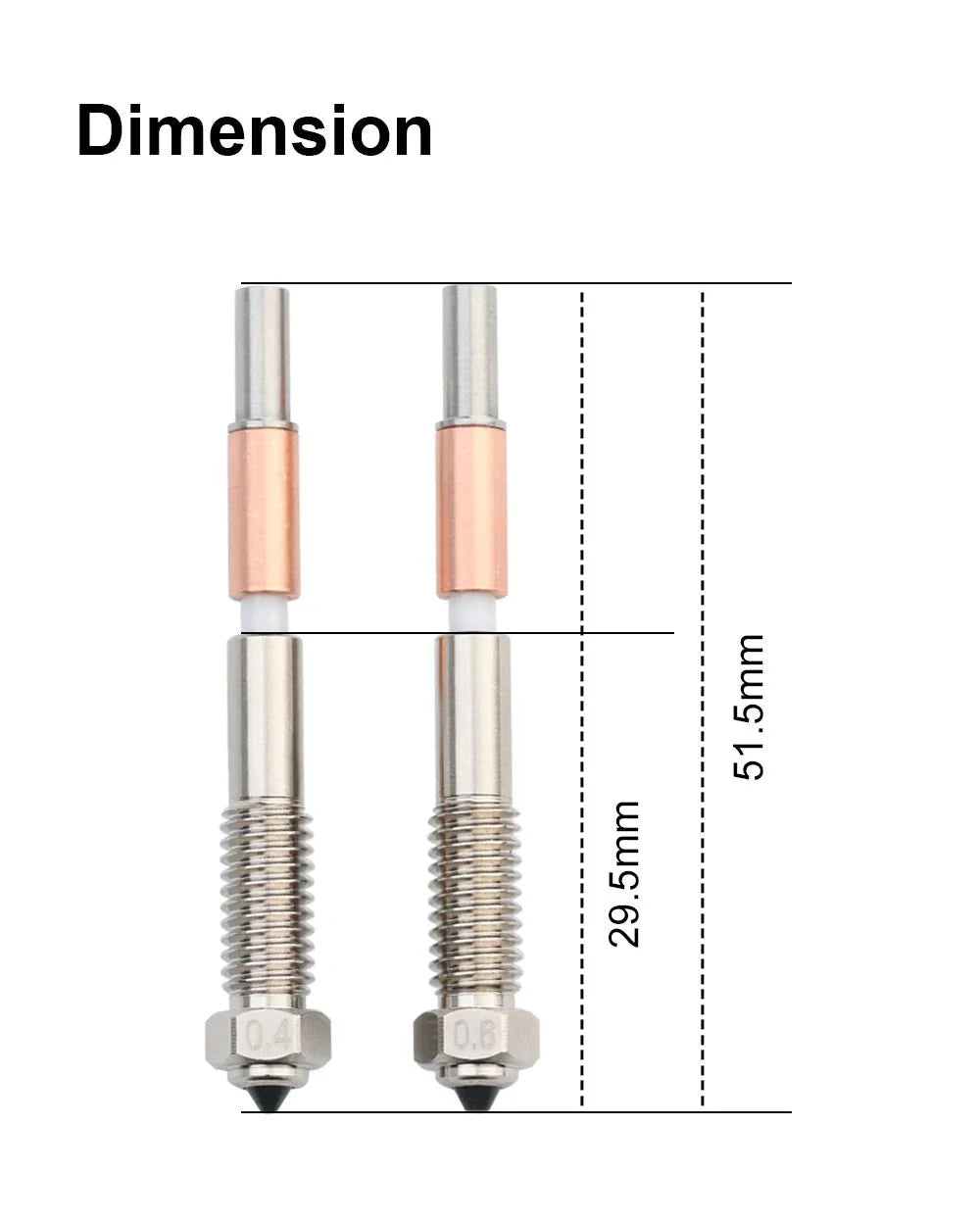 QIDI Tech Plus4 Bimetal Nozzles by Trianglelabs