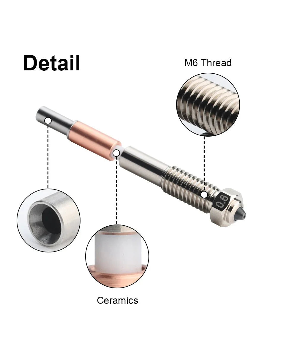 QIDI Tech Plus4 Bimetal Nozzles by Trianglelabs