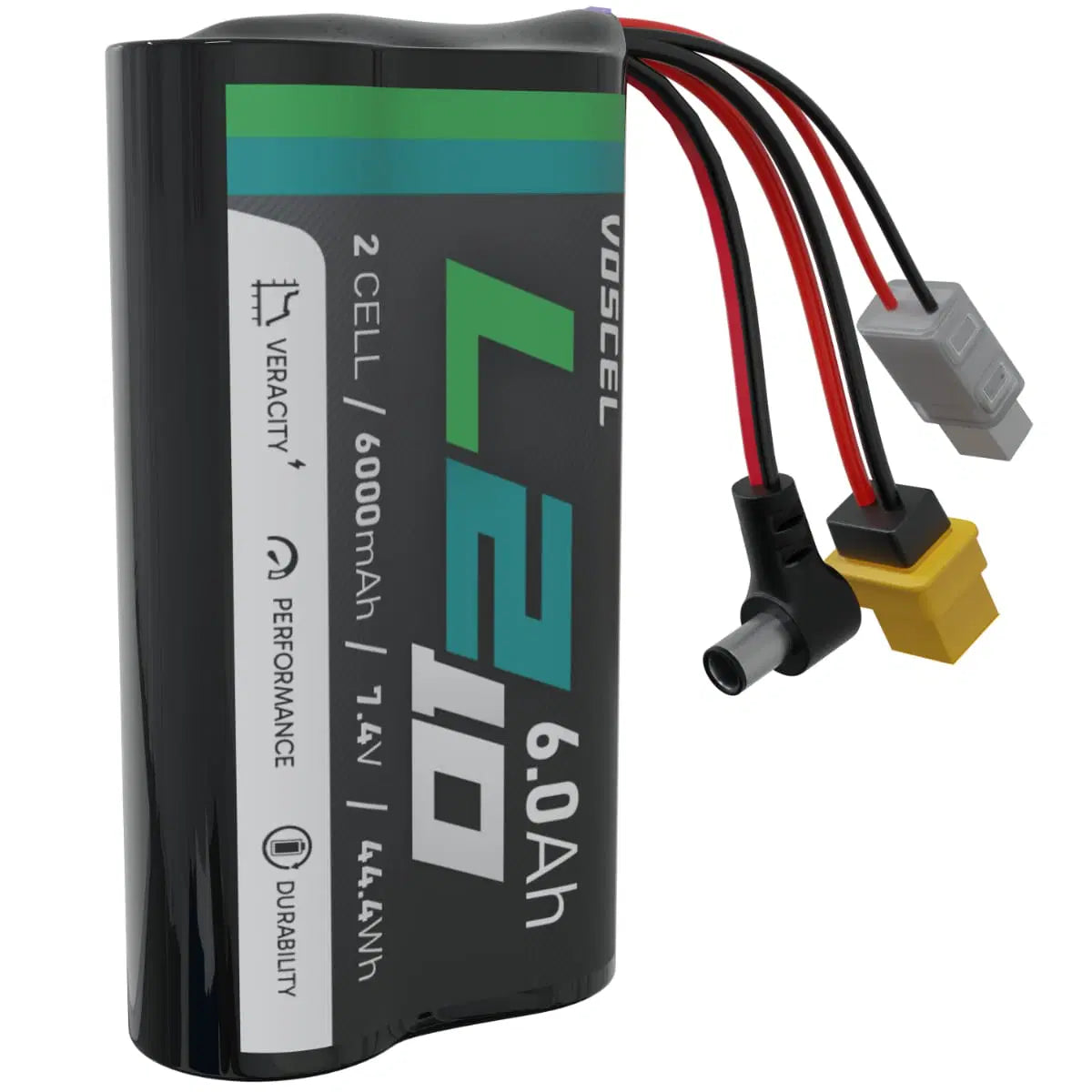 Voscel L210 6000mAh 2S 10C 7.4V 44.4Wh Battery DC5.0 with XT30 - Rising Sun FPV