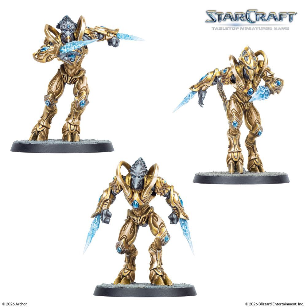 Starcraft Miniatures Games: Protoss - Zealot - Expansion Set