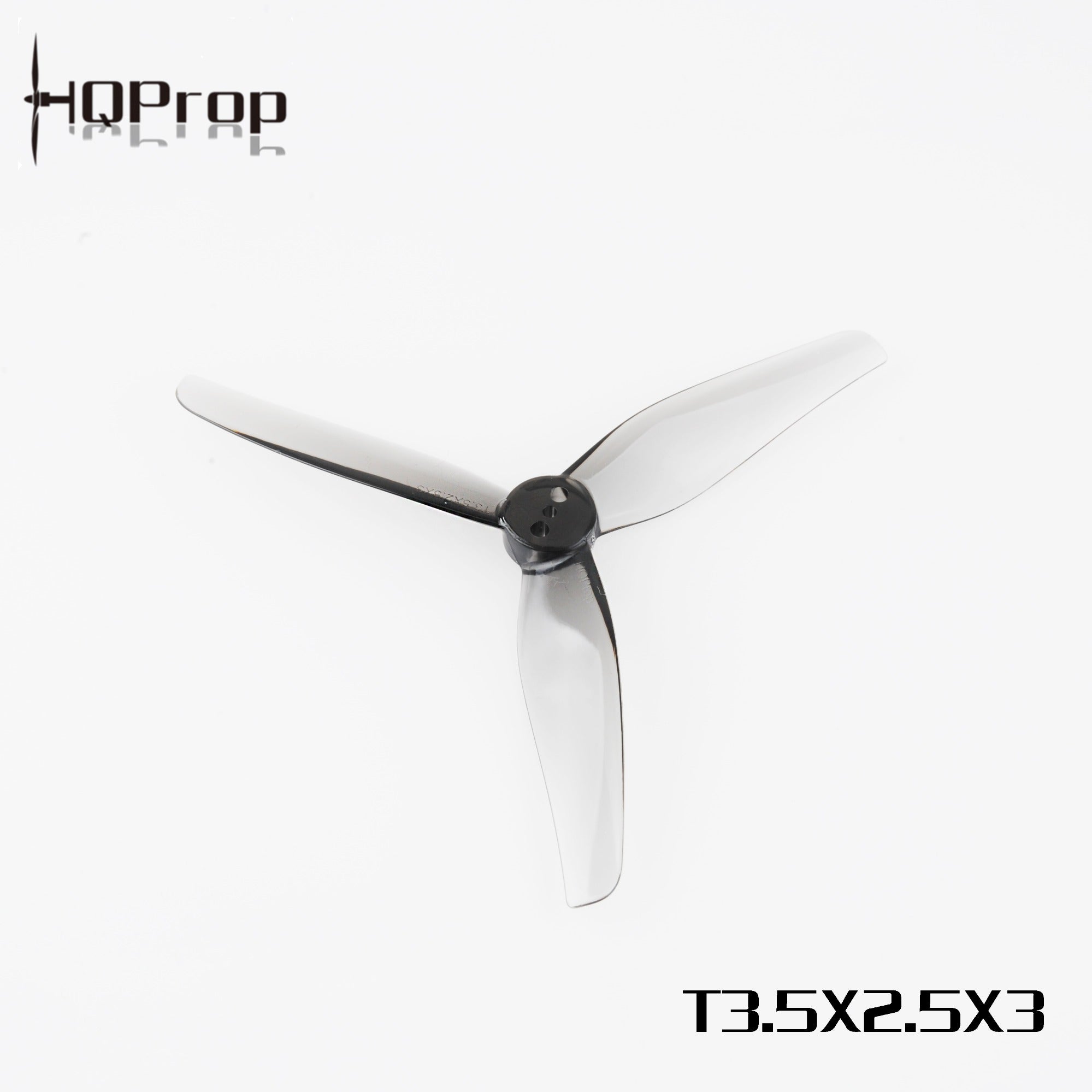 HQProp T3.5X2.5X3 Grey（2CW+2CCW)-Poly Carbonate - Rising Sun FPV