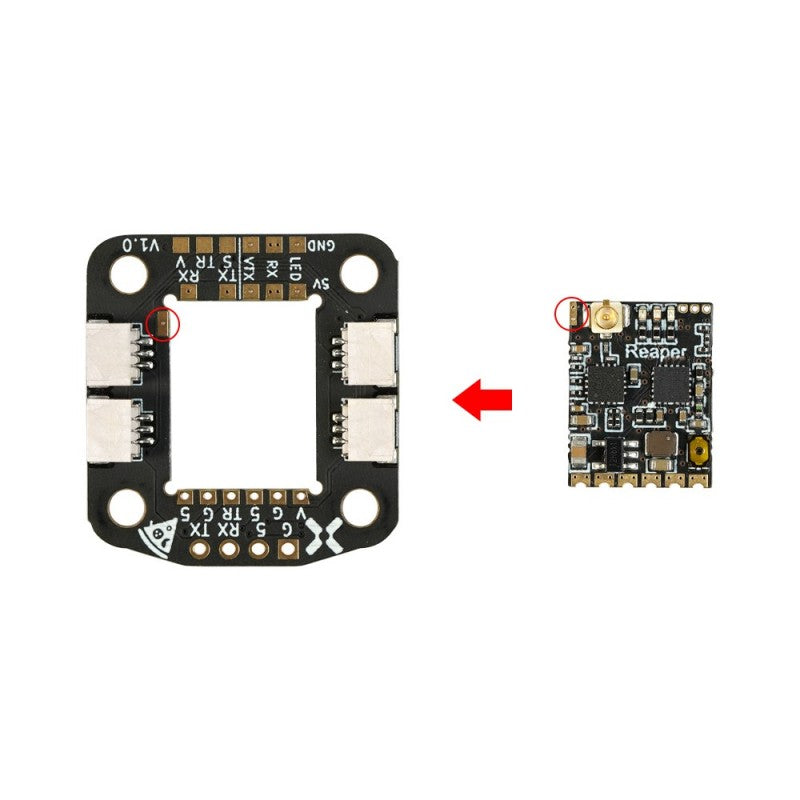 Foxeer Reaper Nano VTx Extension Board LED 20*20mm M3