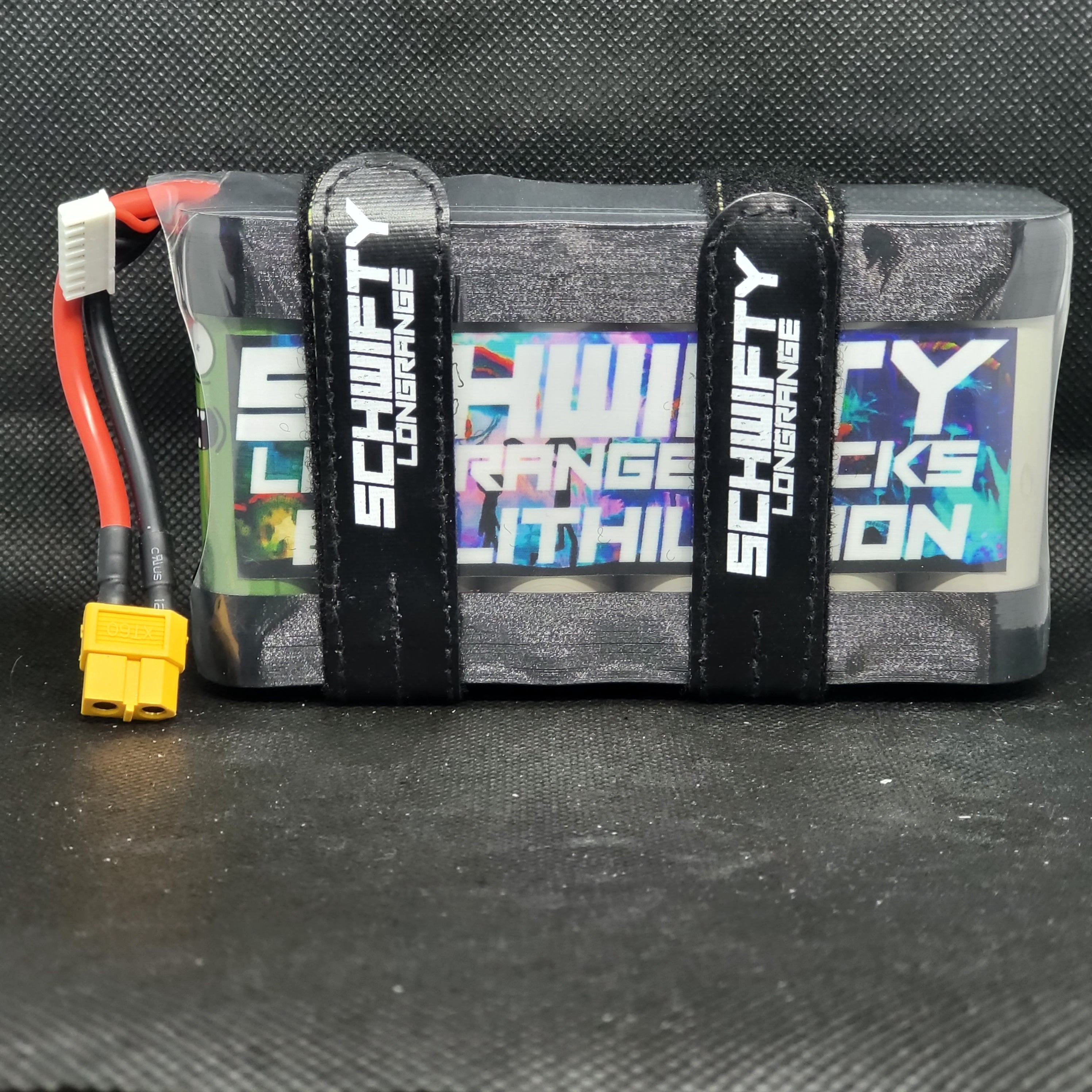 Schwifty Longrange Battery Straps - Rising Sun FPV